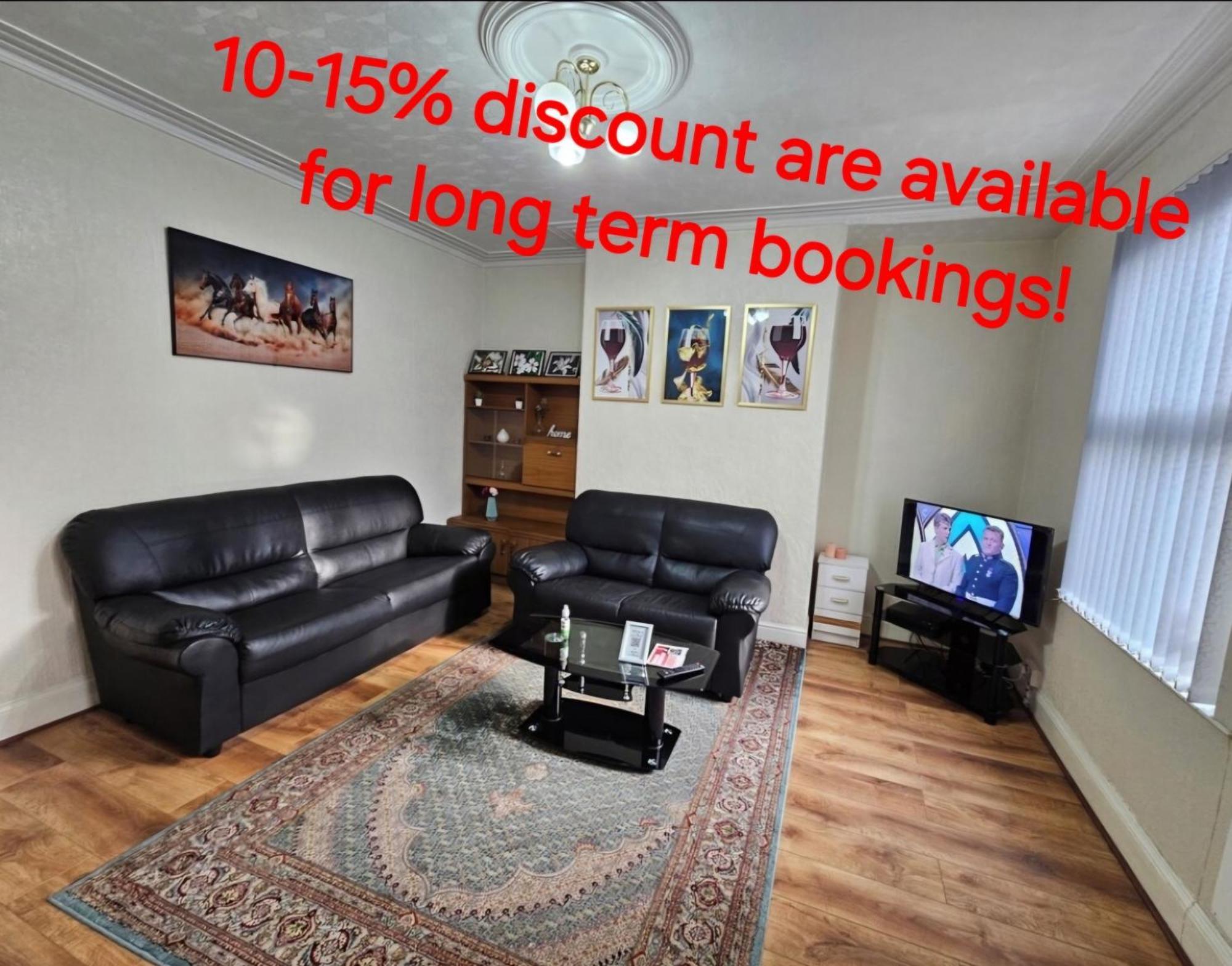 Spacious Two Bedroom House, Parking And Wifi Leeds  Zewnętrze zdjęcie